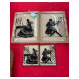 Framed Silhouette Art Set
