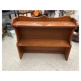 Two-Tier Wooden Shelf