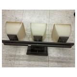 Three-Light Wall Fixture
