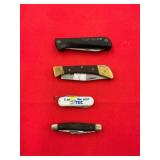 Four Folding Knives