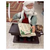Animated Santa Claus Figurine