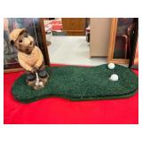 Bear Golfer Putting Set