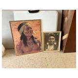 Framed Portraits of Indigenous Figures