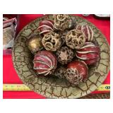 Decorative Bowl with Orbs