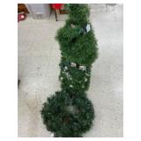 Artificial Tree And Wreath
