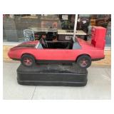 Red Coin-Operated Kiddie Ride