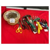 Gardening Tools and Basket