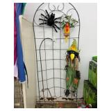 Metal Trellis with Decor