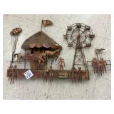 Metal Carnival Sculpture