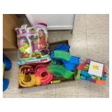 Toy Track and Blocks Set