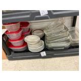 Kitchenware Lot with Containers