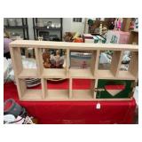 Wooden Open Shelf Unit