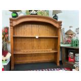 Oak Wood Display Hutch