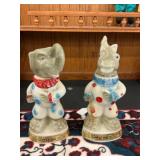 1963 James B. Beam Animal Decanters