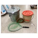 Fishing Gear and Decor Lot