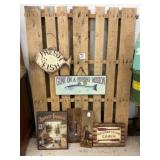 Rustic Fishing Decor Assortment