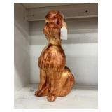 Marbled Ceramic Dog Figurine