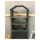 Metal Corner Shelf Unit