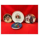 Four Decorative Collector Plates