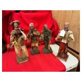 Four Rustic Figurines
