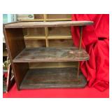 Three-Tier Wood Shelf