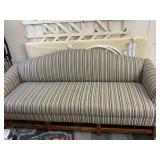 Stripe Upholstered Sofa