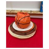 Basketball and Round Paper Lanterns