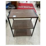 Metal and Wood Shelf Unit