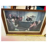 Framed Historical Print