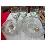 Glass Bowls and Goblets