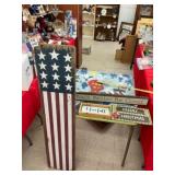 Patriotic Wood Decor Sign