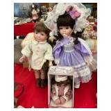 Porcelain Dolls Trio