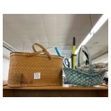 Woven Picnic Basket Set