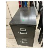 Two-Drawer Metal File Cabinet