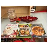 Recipe Books With Glass Items