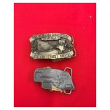 1983 Nebraska Belt Buckles