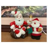 Santa Figurine and Plush