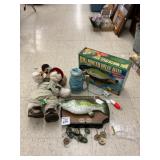 Fishing-Themed Collectibles Lot