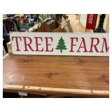 Rectangular Tree Farm Sign
