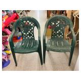 Green Plastic Chairs