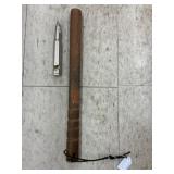 Wood Handle and Metal Attachment
