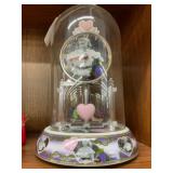Glass Dome Anniversary Clock