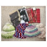 Knitted Hats and Scarves