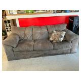 Gray Microfiber Sofa