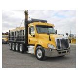 2011 FREIGHTLINER CASCADIA Quad Axle Steel Dump T,