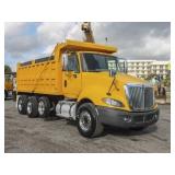 2011 INTERNATIONAL PRO-STAR Tri-Axle Steel Dump T,