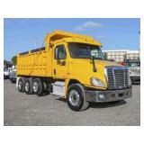 2011 FREIGHTLINER CASCADIA Tri-Axle Steel Dump Trk