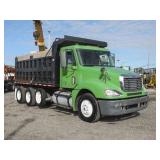 2007 FREIGHTLINER COLUMBIA Tri-Axle Steel Dump Trk