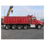 2008 KENWORTH T800 Quad Axle Steel Dump Truck