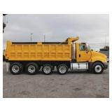 2011 INTERNATIONAL PROSTAR Quad Axle Steel Dump Tr